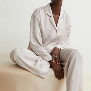 PYJAMA EN SOIE MURIER ROSE