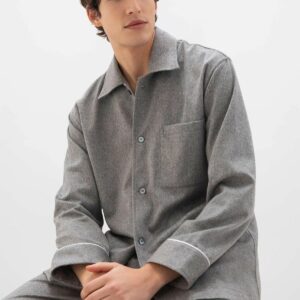 Ensemble pyjama à carreaux bleu