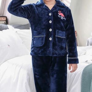 pyjama bleu marine en coton